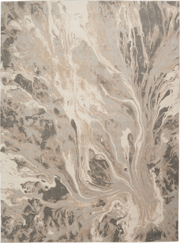 Nourison Elegance FAR01 Grey Area Rug by Nourison Home