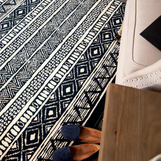 Orian Rugs Farmhouse Bamba Indigo Area Rug 