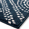 Orian Rugs Farmhouse Camille Catalina Blue Area Rug Corner Image