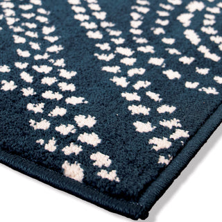 Orian Rugs Farmhouse Camille Catalina Blue Area Rug Corner Image