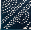 Orian Rugs Farmhouse Camille Catalina Blue Area Rug Close up