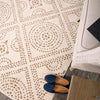 Orian Rugs Farmhouse Camille Seashell Area Rug 