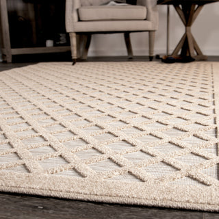 Orian Rugs Farmhouse Fusion Lattice Driftwood Area Rug 