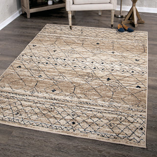 Orian Rugs Farmhouse Gabbeh Field Faded Driftwood Area Rug Lifestyle Image