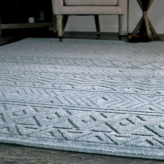 Orian Rugs Farmhouse Golden Valley Harbor Blue Area Rug 