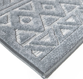 Orian Rugs Farmhouse Golden Valley Harbor Blue Area Rug Corner Image