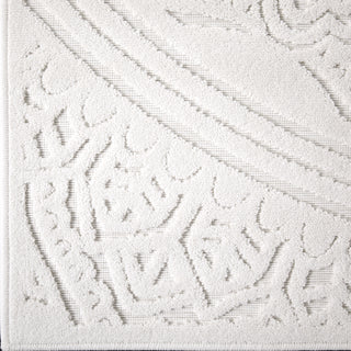 Orian Rugs Farmhouse Mandala Natural Area Rug Close up