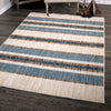 Orian Rugs Farmhouse Tourist Stripe Natural Area Rug Lifestyle Image Feature