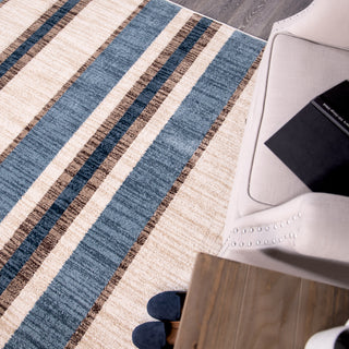 Orian Rugs Farmhouse Tourist Stripe Natural Area Rug 