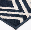 Orian Rugs Farmhouse Trellis Catalina Blue Area Rug Corner Image