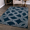 Orian Rugs Farmhouse Woolmark Catalina Blue Area Rug Lifestyle Image Feature