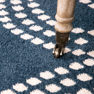 Orian Rugs Farmhouse Woolmark Catalina Blue Area Rug 