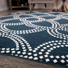 Orian Rugs Farmhouse Woolmark Catalina Blue Area Rug 