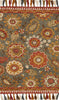 Loloi Farrah FH-01 Grey/Spice Area Rug main image