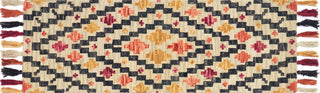 Loloi Farrah FH-05 Silver/Fiesta Area Rug Close up