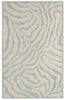 LR Resources Fashion 02510 Taupe/Silver Area Rug 5' X 7'9''