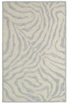 LR Resources Fashion 02510 Taupe/Silver Area Rug 5' X 7'9''