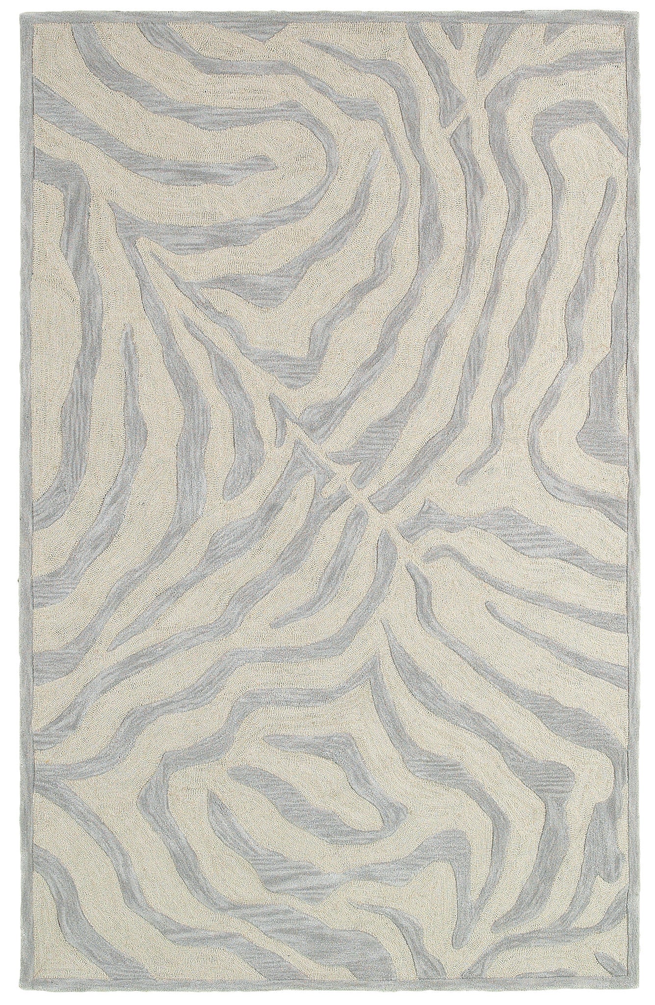 LR Resources Fashion 02510 Taupe/Silver Area Rug