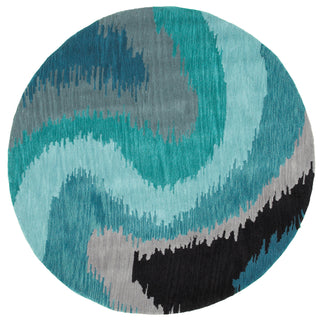 LR Home Fashion 02511 Blue Area Rug