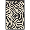 LR Resources Fashion 02512 Black/Cream Hand Tufted Area Rug 7'9'' X 9'9''