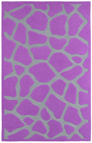 LR Home Fashion 02514 Purple Area Rug