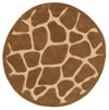 LR Resources Fashion 02515 Natural Hand Tufted Area Rug 5' X 5' Round