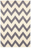 LR Resources Fashion 02516 Gray Hand Tufted Area Rug 5' X 7'9''