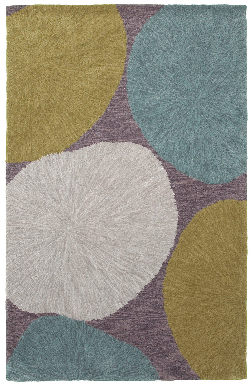 LR Resources Fashion 02518 Gray Hand Tufted Area Rug 5' X 7'9''