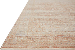 Loloi Faye FAY-08 Terracotta / Sky Area Rug Corner Image