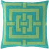 Surya Circles and Squares Charming Criss Cross FB-006 Pillow by Florence Broadhurst 20 X 20 X 5 Down filled