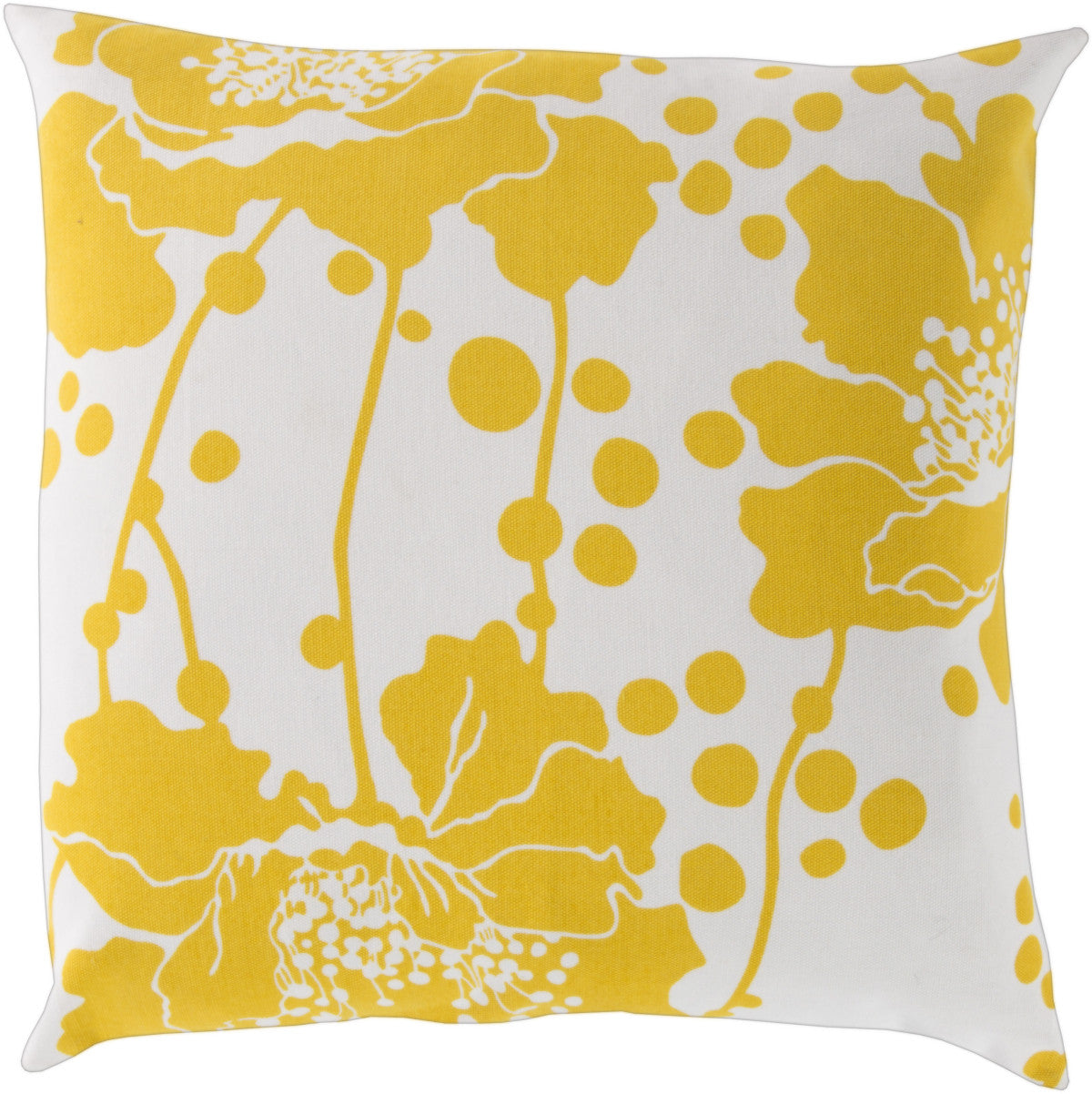 Surya Spotted Floral Alluringly Abstract FB-019 Pillow by Florence Broadhurst