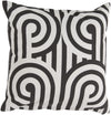 Surya Turnabouts Striking Sphere FB-025 Pillow by Florence Broadhurst 20 X 20 X 5 Poly filled