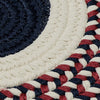 Colonial Mills Flowers Bay FB50 Patriot Blue Area Rug Detail Image