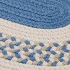 Colonial Mills Flowers Bay FB51 Blue Area Rug Closeup Image