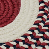 Colonial Mills Flowers Bay FB70 Patriot Red Area Rug Detail Image