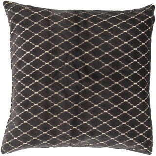 Surya Velvet Antique Lattice FBA-004 Pillow by Florence Broadhurst