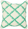 Surya Bamboo Lattice Bold FBB-001 Pillow by Florence Broadhurst 20 X 20 X 5 Down filled