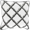Surya Bamboo Lattice Bold FBB-003 Pillow by Florence Broadhurst 20 X 20 X 5 Down filled