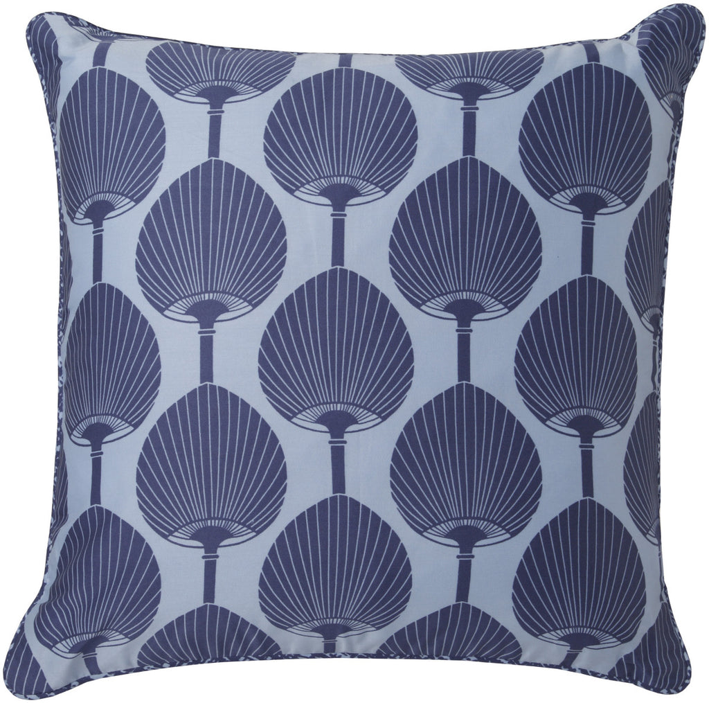 Surya Decorative S Elegant Ogee FBK-001 Pillow by Florence Broadhurst 18 X 18 X 4 Poly filled