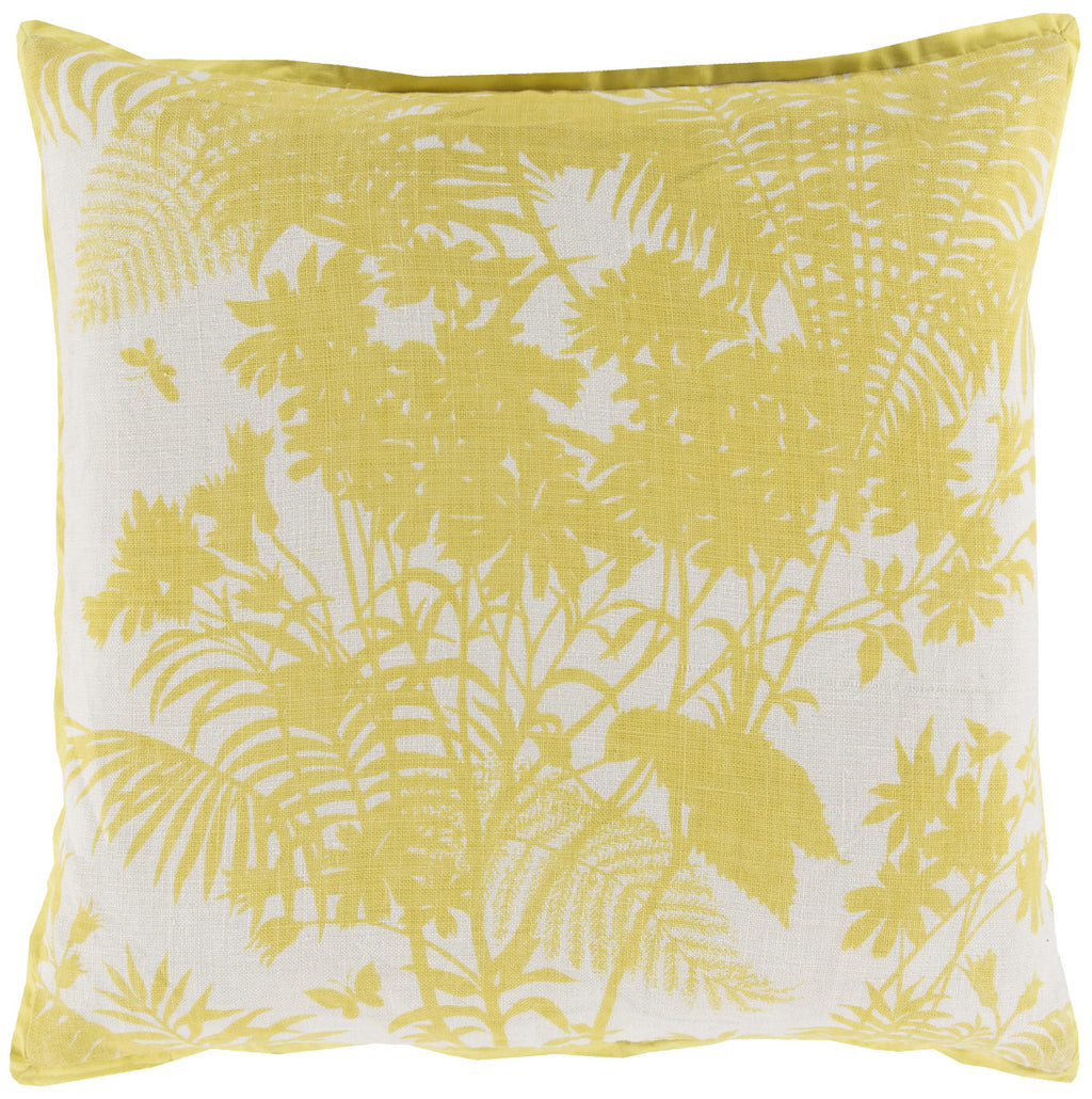 Surya Shadow Floral Isle of Palms FBS-003 Pillow by Florence Broadhurst 20 X 20 X 5 Poly filled
