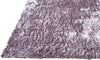 Feizy Indochine 4550F Purple/Gray Area Rug Corner Image with Rug Pad