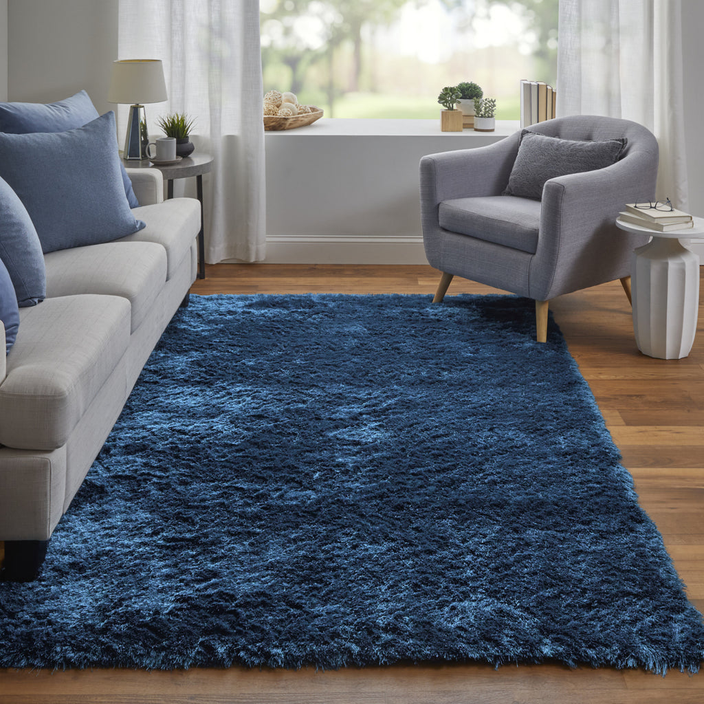Feizy Indochine 4550F Teal Area Rug Lifestyle Image Feature