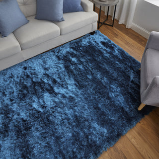 Feizy Indochine 4550F Teal Area Rug Lifestyle Image