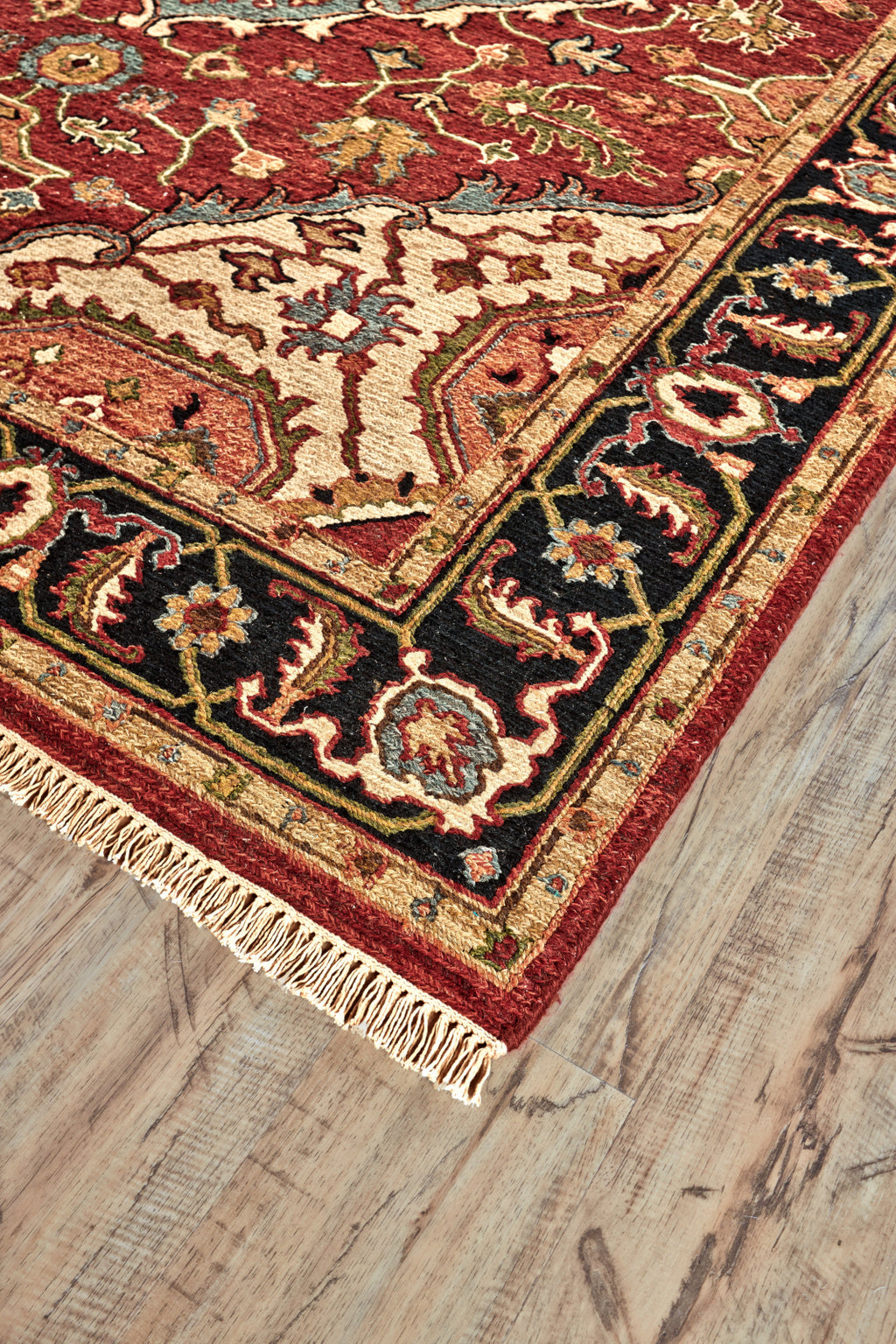 Feizy Goshen 0638F Red/Black Area Rug – Incredible Rugs and Decor