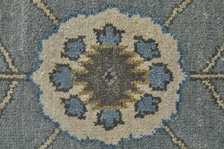 Feizy Ustad 6109F Blue/Gray Area Rug Corner Image