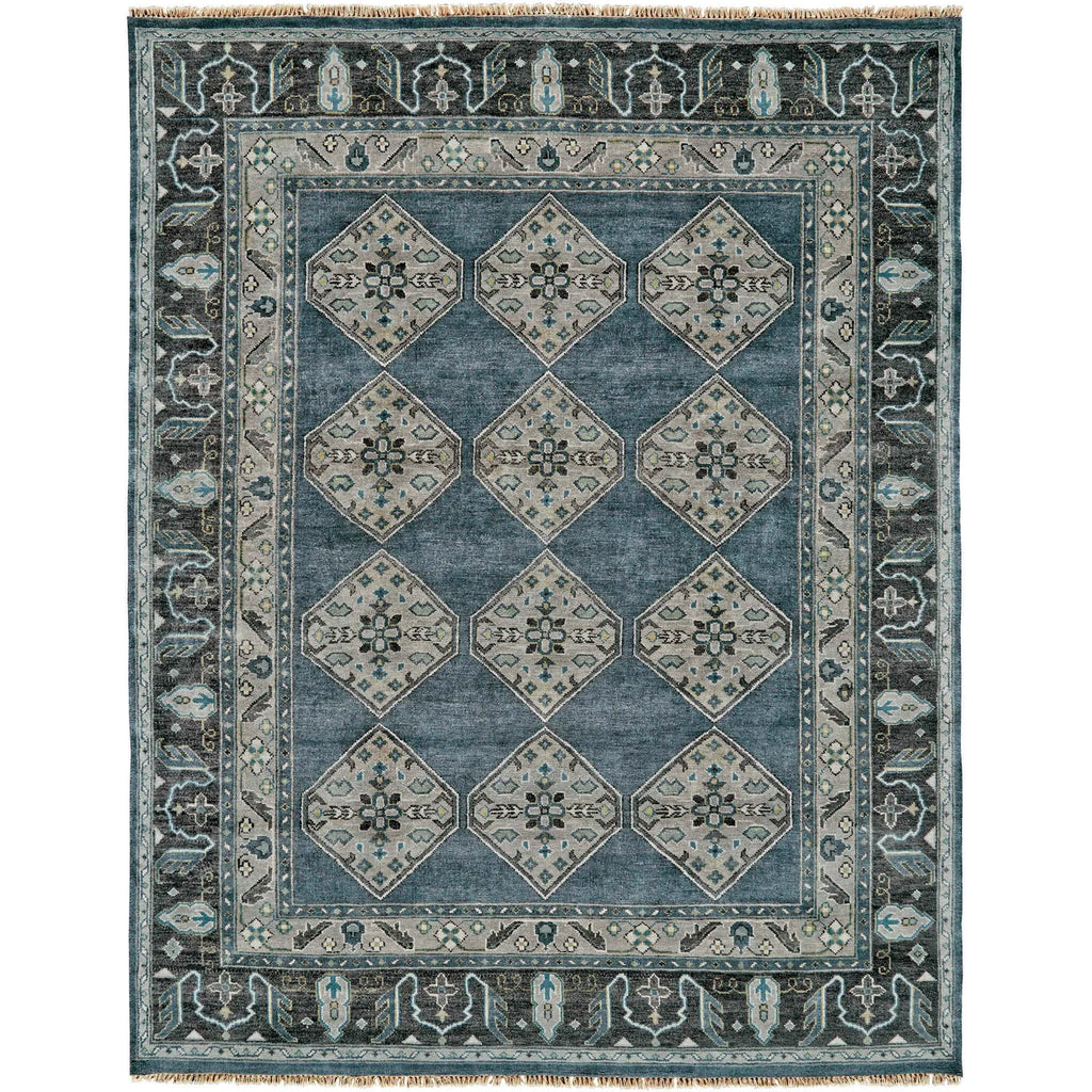 Feizy Ustad 6111F Blue/Gray Area Rug main image