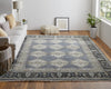 Feizy Ustad 6111F Blue/Gray Area Rug Lifestyle Image