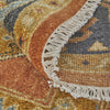 Feizy Ustad 6111F Rust Gold Area Rug Detail Image