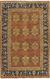 Feizy Ustad 6111F Rust Gold Area Rug Lifestyle Image Feature