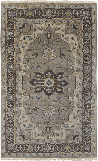 Feizy Ustad 6112F Gray/Blue Area Rug Lifestyle Image Feature